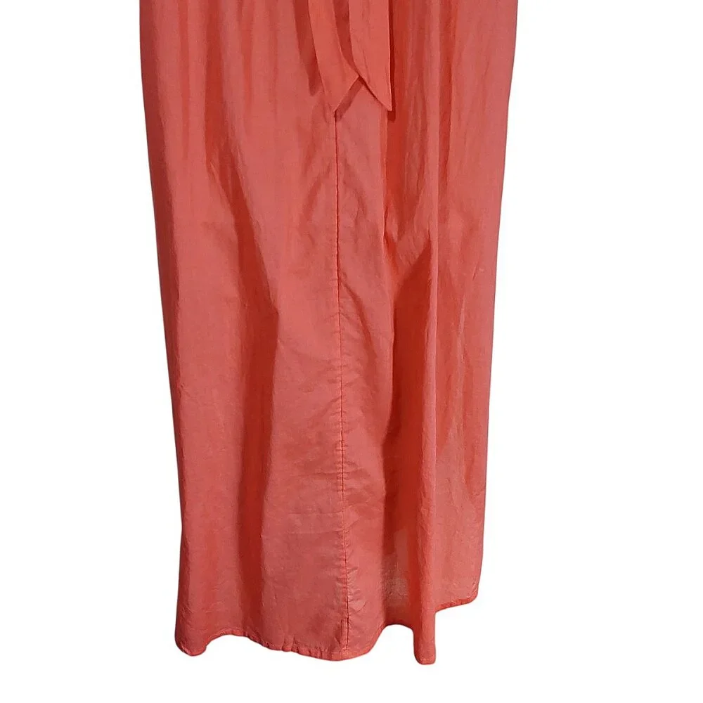 NWT J. Crew Cotton Voile Sheer Sundress Coral Beach/Pool/Vacation/Summer - XL